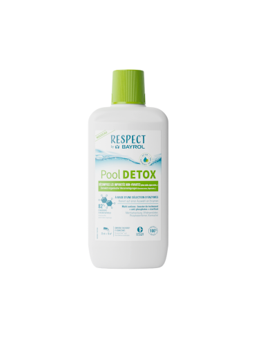 Pool detox, bouteille 1 Litre. Gamme respect by Bayrol