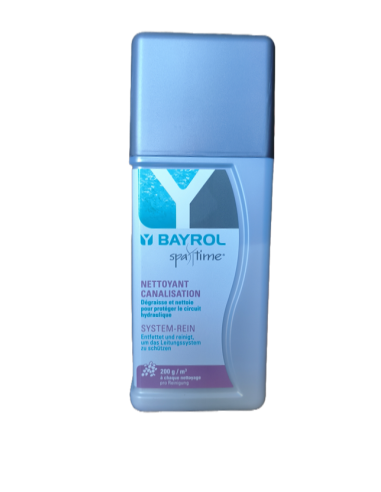 Nouveau packaging nettoyant canalisations SPATIME Bayrol 2026
